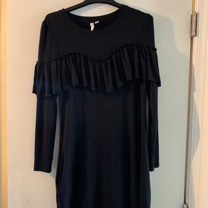 Kinsie above knee black dress